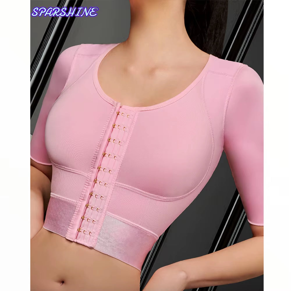 Pink Upper Arm Shaper Sleeve Compression