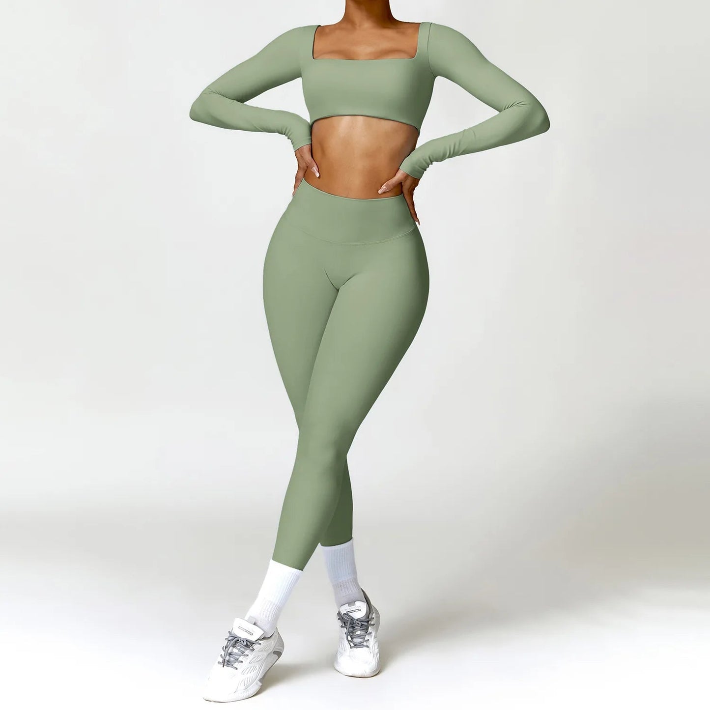 Women Tracksuit Yoga Set 2PCS 