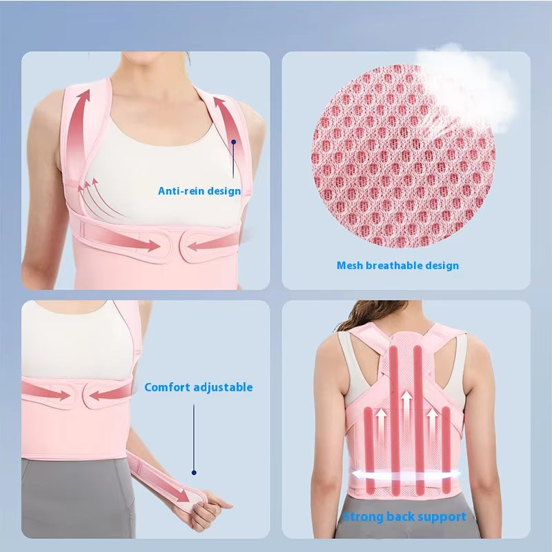 Pink Back Posture Corrector 