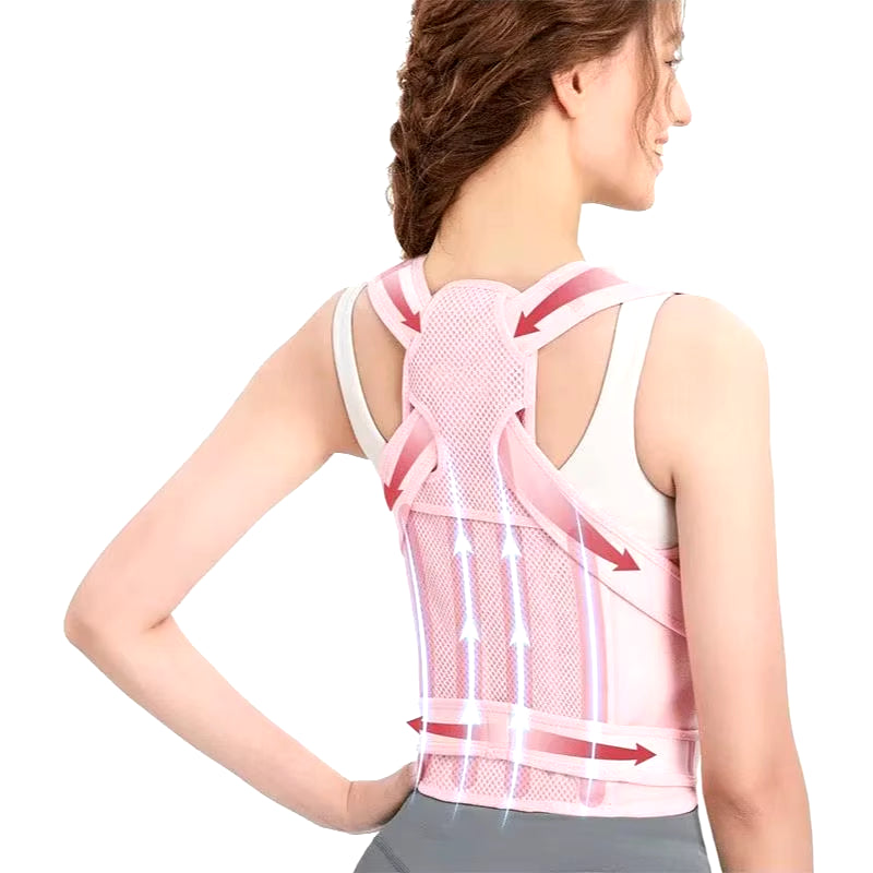 Pink Back Posture Corrector 