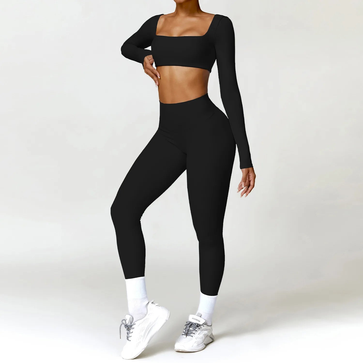 Women Tracksuit Yoga Set 2PCS 